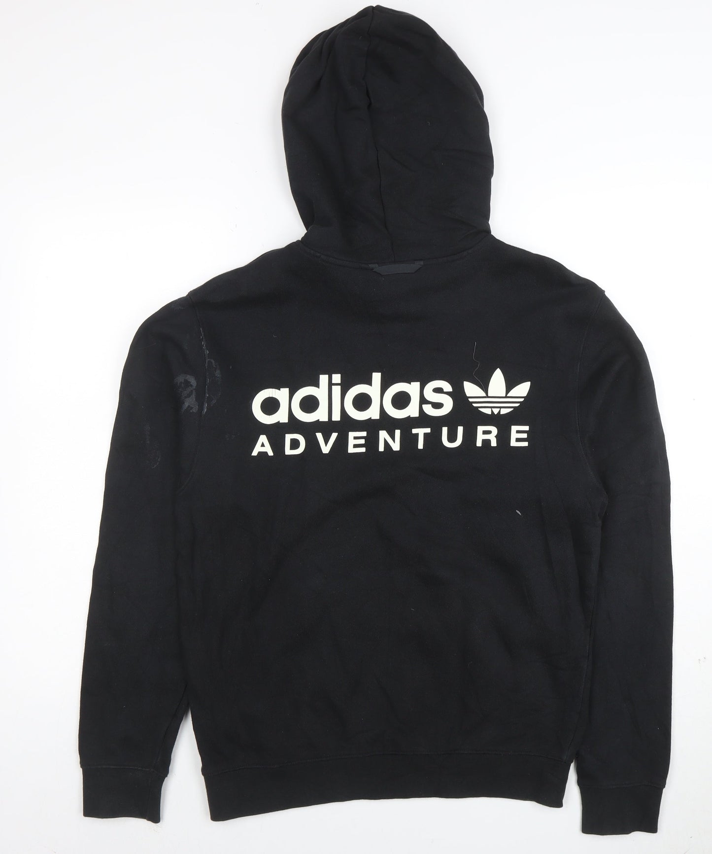 Adidas Men's Black Pullover Hoodie Adventure Logo Size S