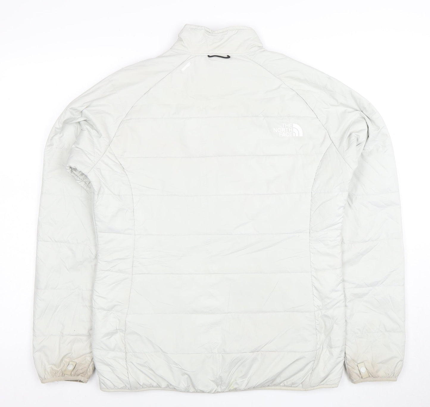 The North Face Women's White Puffer Jacket M Lightweight Polyester