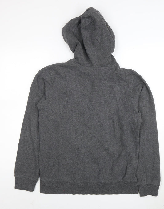 Champion Men's Grey XL Pullover Hoodie Fleece Logo Sweatshirt