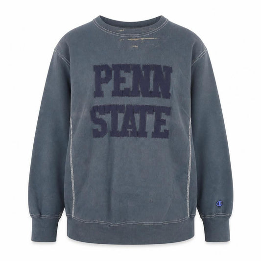 Champion Women's Blue Penn State Reverse Weave Pullover Sweatshirt XL