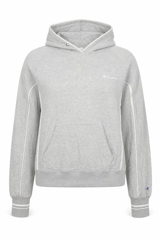 Champion Women's Grey Pullover Hoodie Size S Cotton Blend