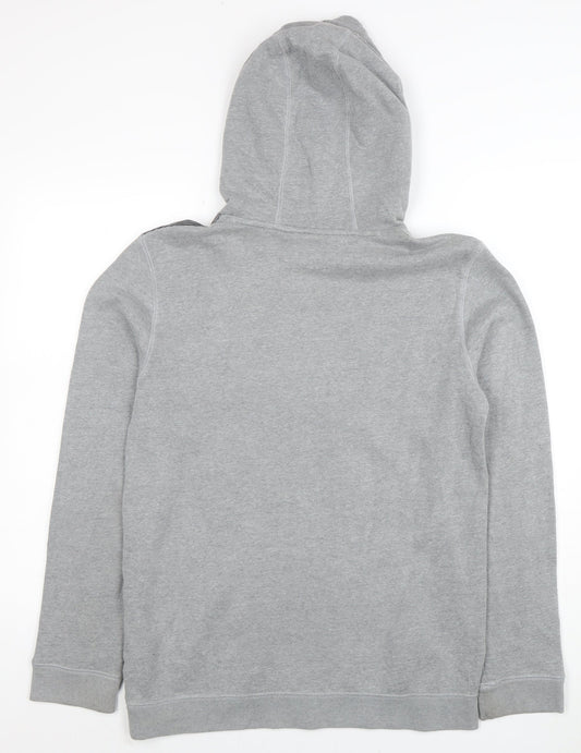 Under Armour Boys Grey Loose Fit Pullover Hoodie Size YXL