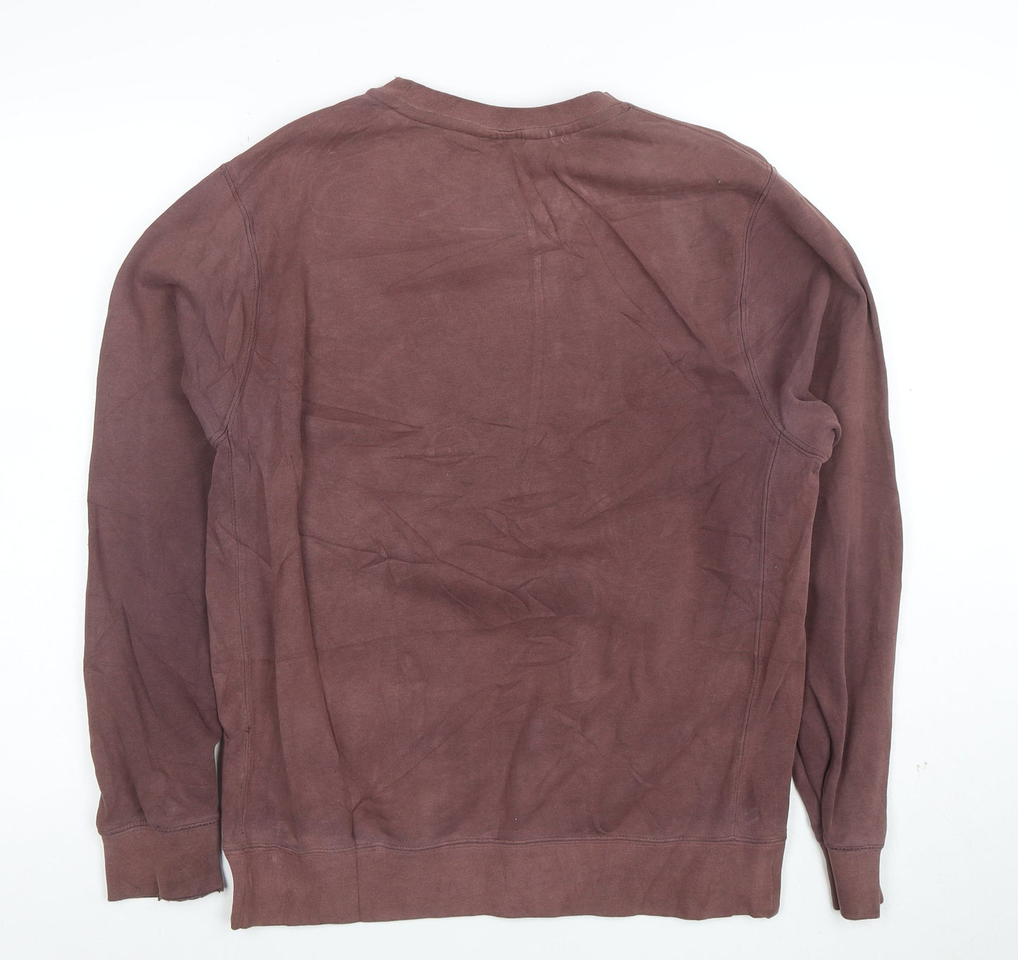 Nike Men's Brown Crew Neck Pullover Sweatshirt Size S