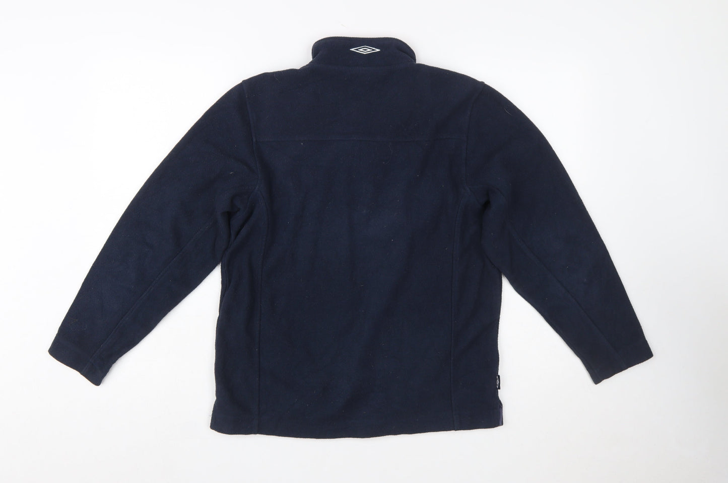 Umbro Boys Navy Fleece 1/2 Zip Sweatshirt Size 13 Years