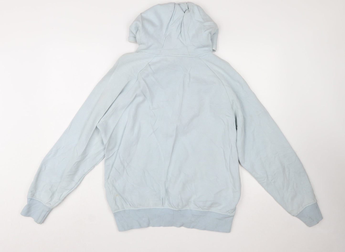 Ellesse Men's Blue Pullover Hoodie L Sports Logo Fleece