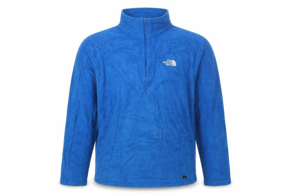 The North Face Men’s Blue Fleece 1/4 Zip Pullover Sweatshirt M