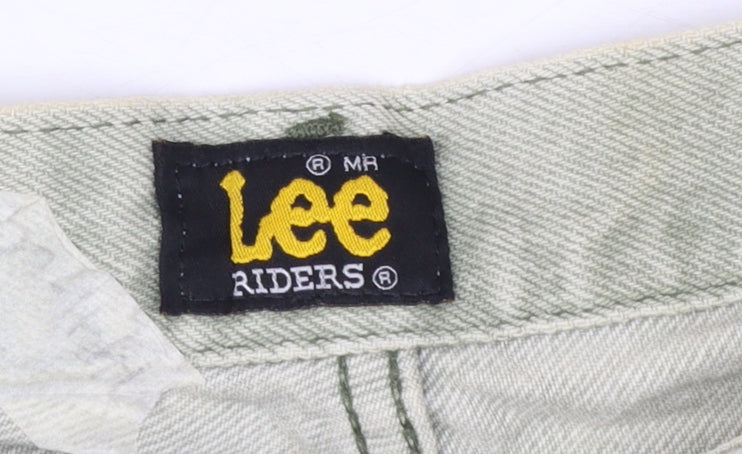 Lee Riders Men's Beige Straight Jeans 31W 34L Cotton Denim Vintage