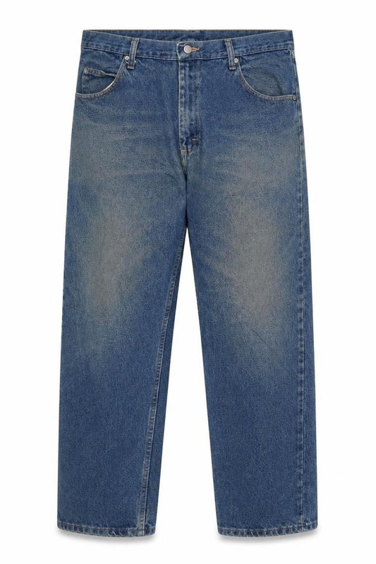 Wrangler Men's Blue 38x30 Straight Denim Jeans Classic Fit