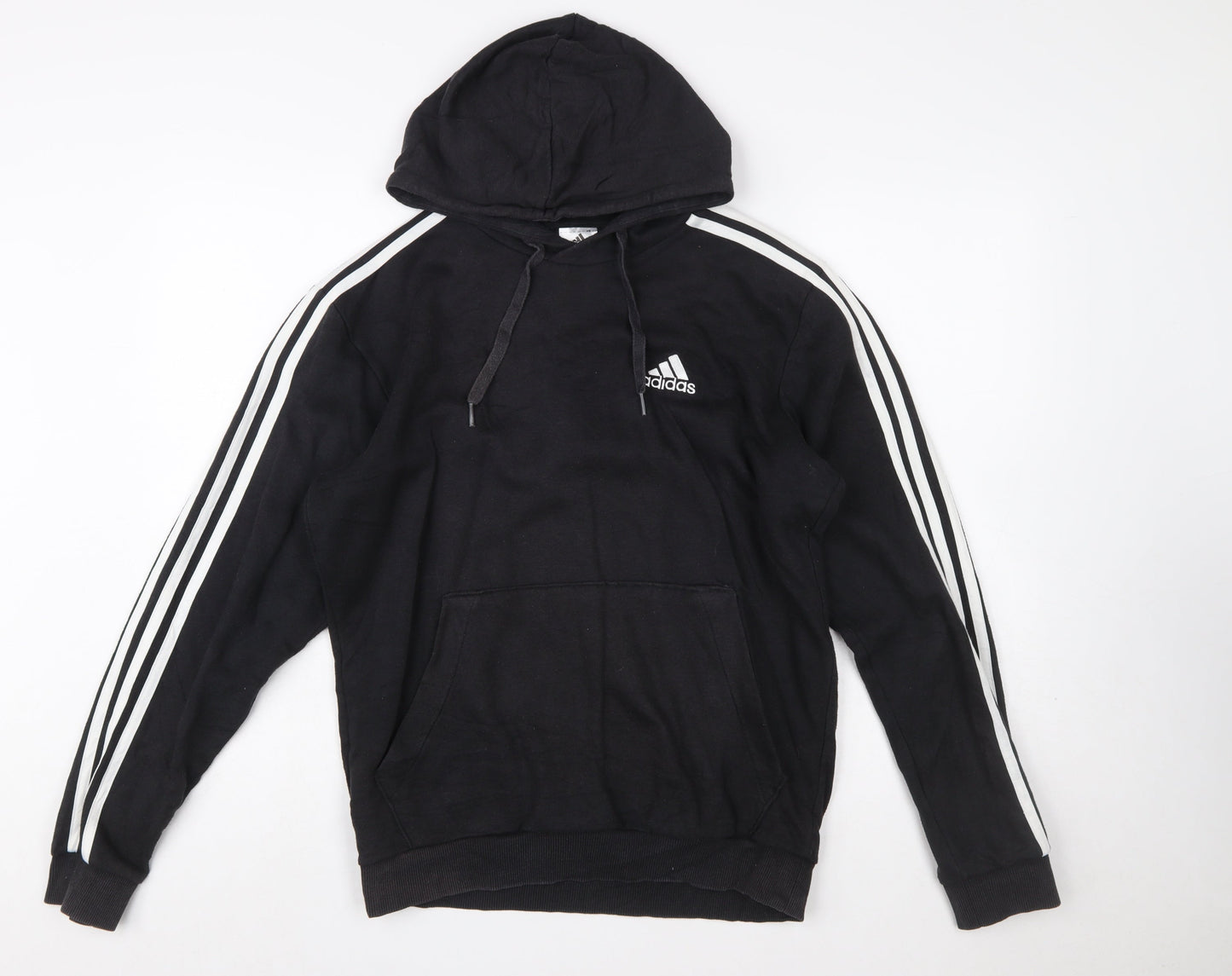 Adidas Men's Black Pullover Hoodie Size S Sports Fleece