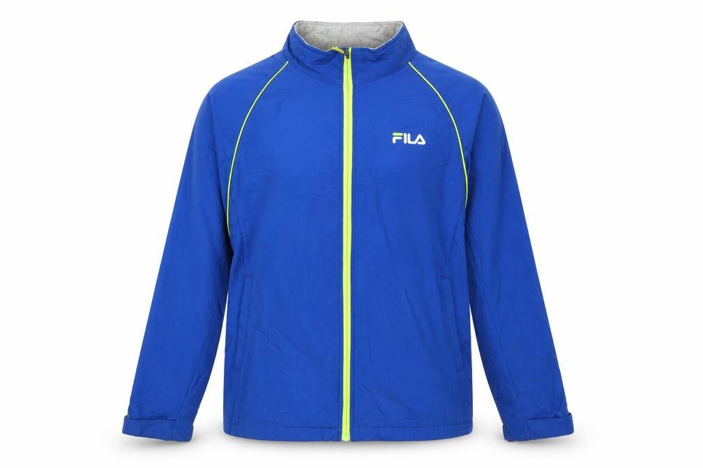 Fila Women's Blue Lightweight Windbreaker Jacket L 14/16 Polyester