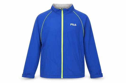 Fila Women's Blue Lightweight Windbreaker Jacket L 14/16 Polyester