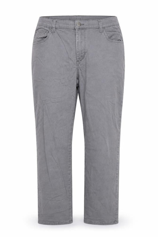 Lee Women's Grey Straight Leg Mid Rise Relaxed Fit Jeans Size 16