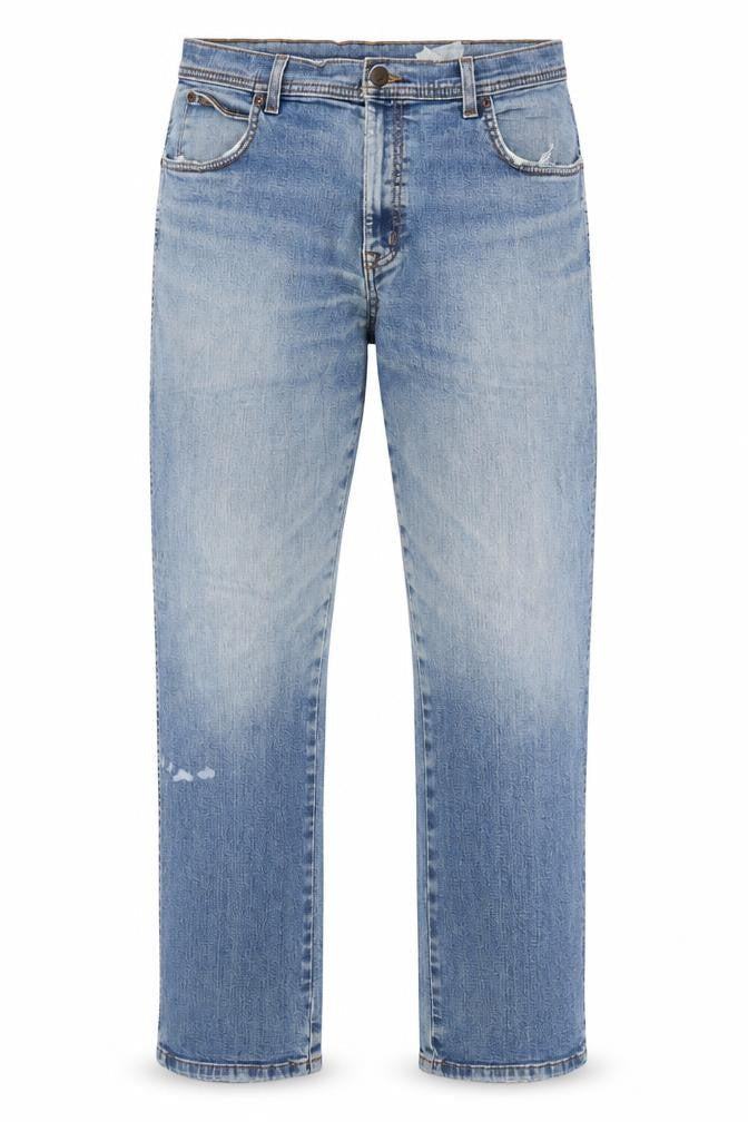 Wrangler Men’s Blue Straight Fit Denim Jeans W34 L30 Texas Stretch