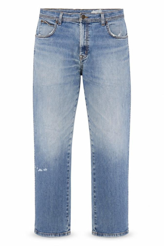 Wrangler Men’s Blue Straight Fit Denim Jeans W34 L30 Texas Stretch