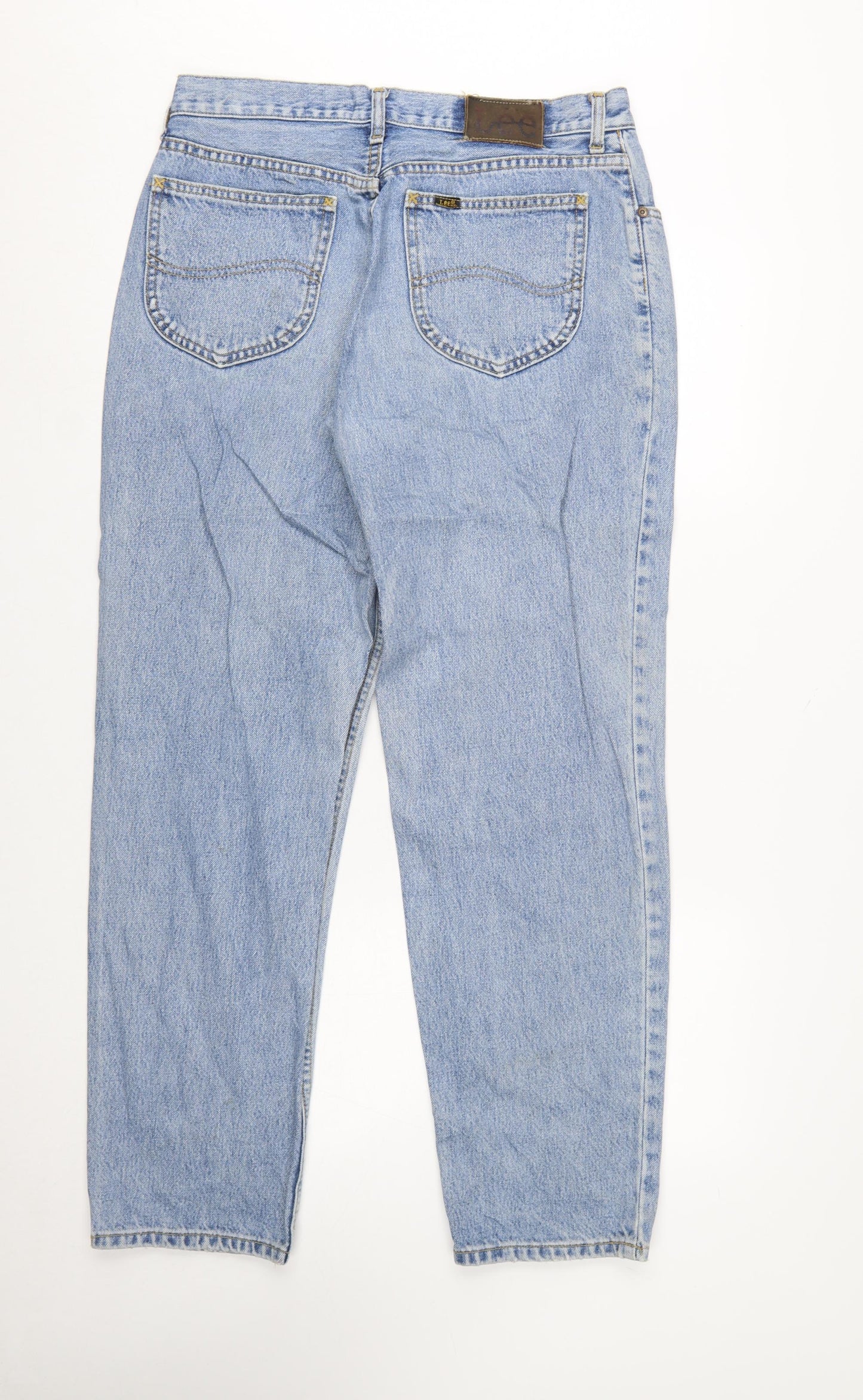 Lee Men's Blue Light Wash Straight Jeans Size 33x30 Regular Fit