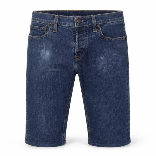 Hollister Men Blue Denim 32 Regular Chino Shorts