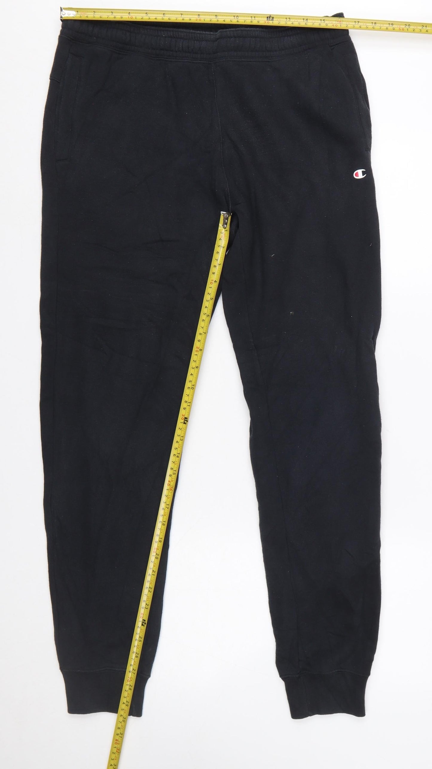 Champion Men's Black Jogger Sweatpants L Regular Fit Casual