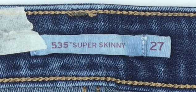 Levi's Women's Blue 535 Super Skinny Denim Jeans Size 27