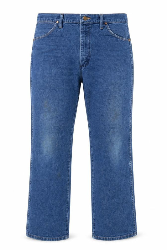 Wrangler Men's Blue Regular Fit Straight Leg Denim Jeans 36x30