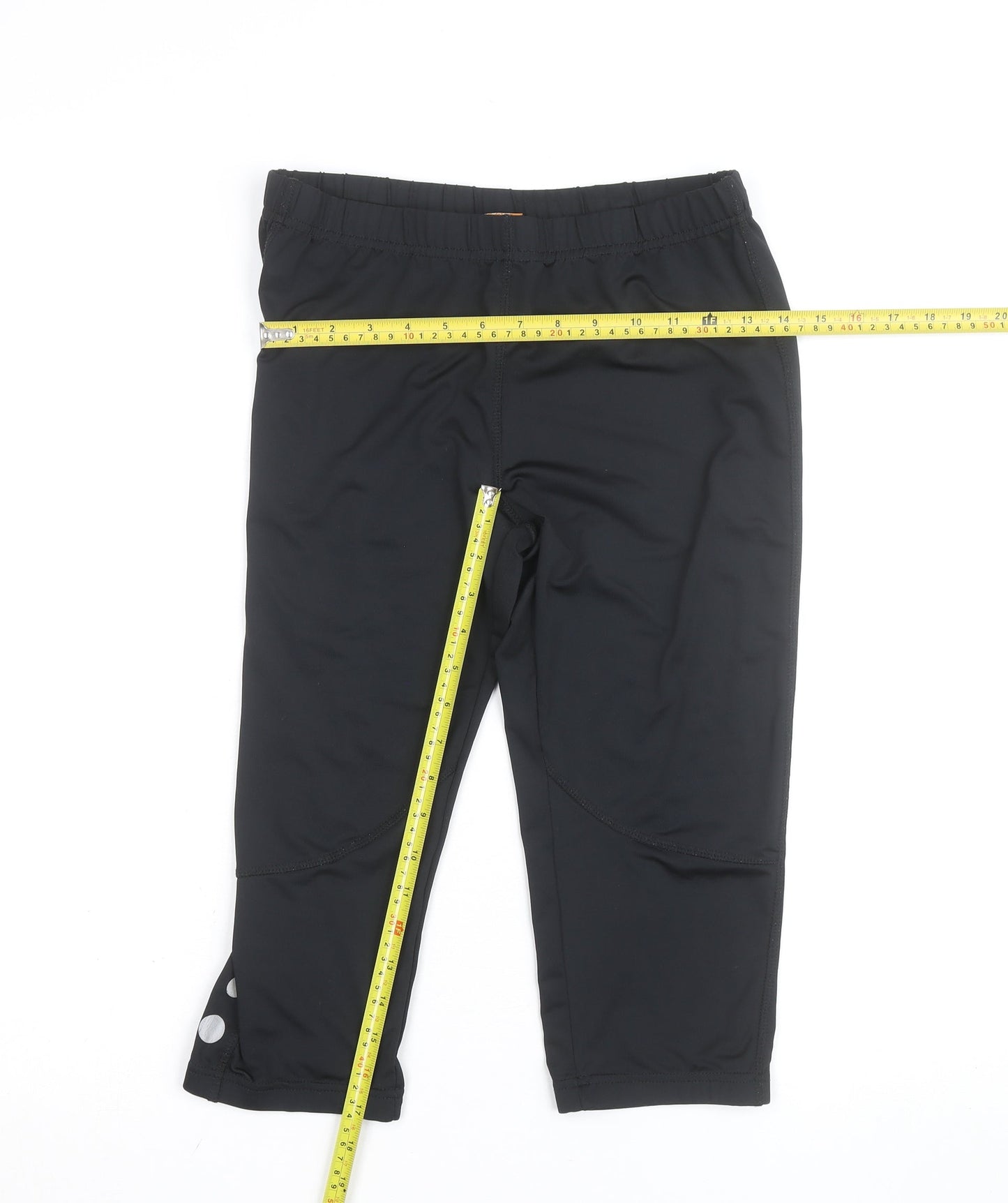 Crivit Women's Black Capri Activewear Trousers Size 14 Quick Dry