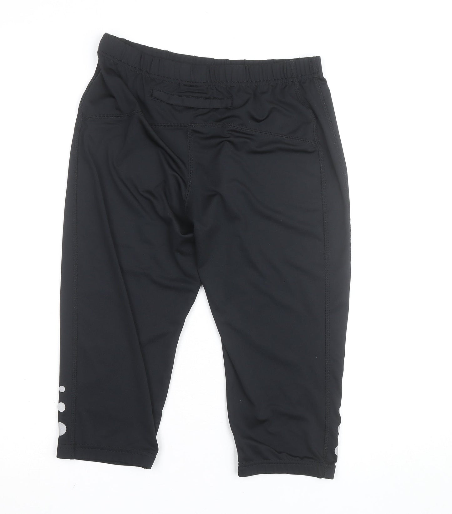 Crivit Women's Black Capri Activewear Trousers Size 14 Quick Dry