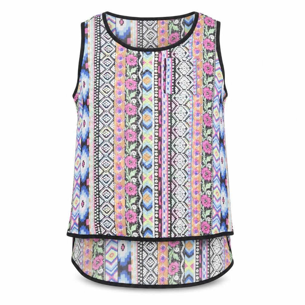 Quiz Womens Multicoloured Bohemian XL Sleeveless Camisole Top