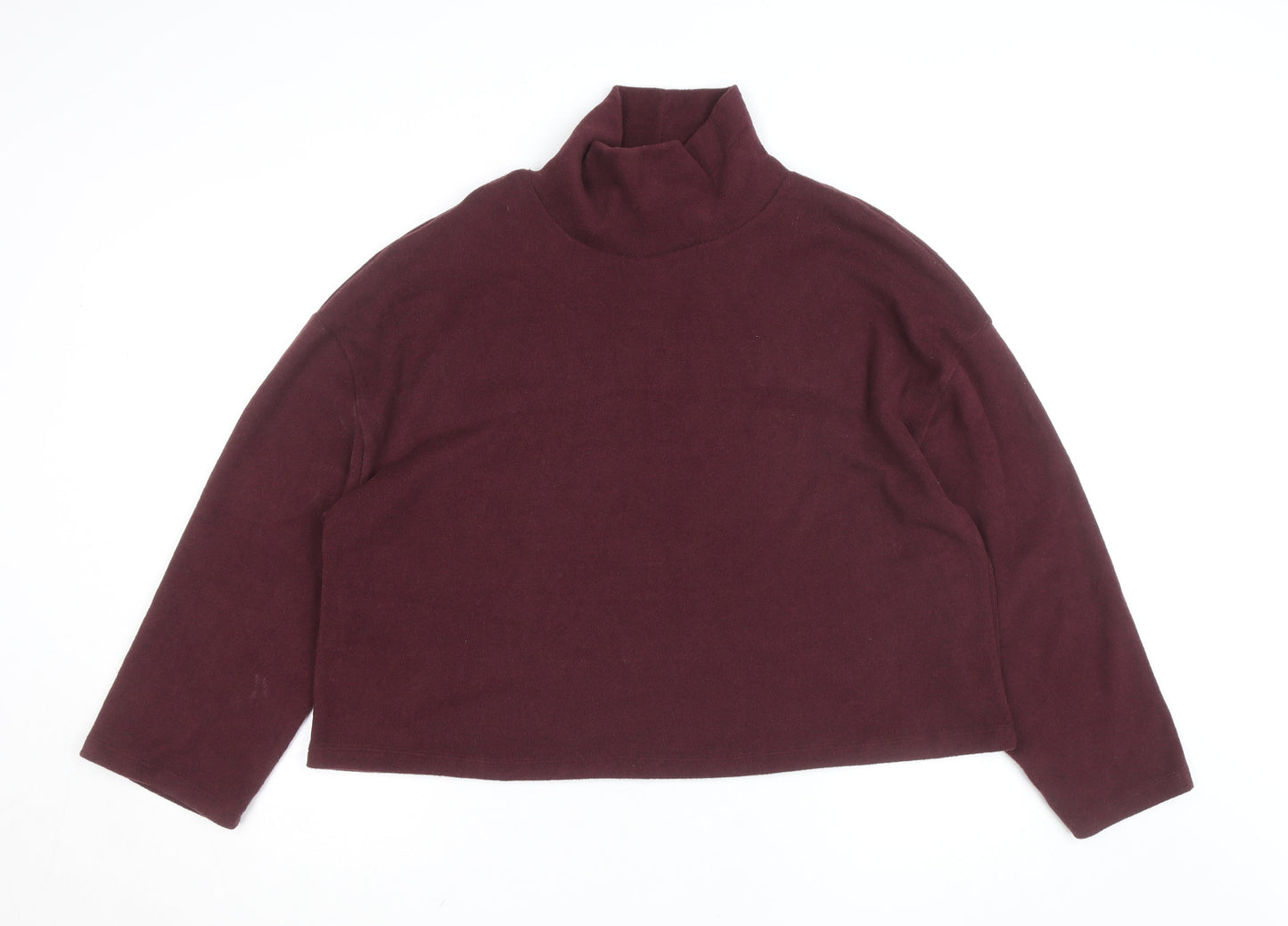 Dunnes Women’s Purple Roll Neck Long Sleeve Pullover Jumper L
