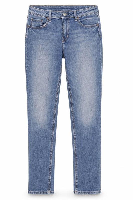 H&M Women’s Blue Slim Ankle Jeans Size 10 Regular Fit Denim
