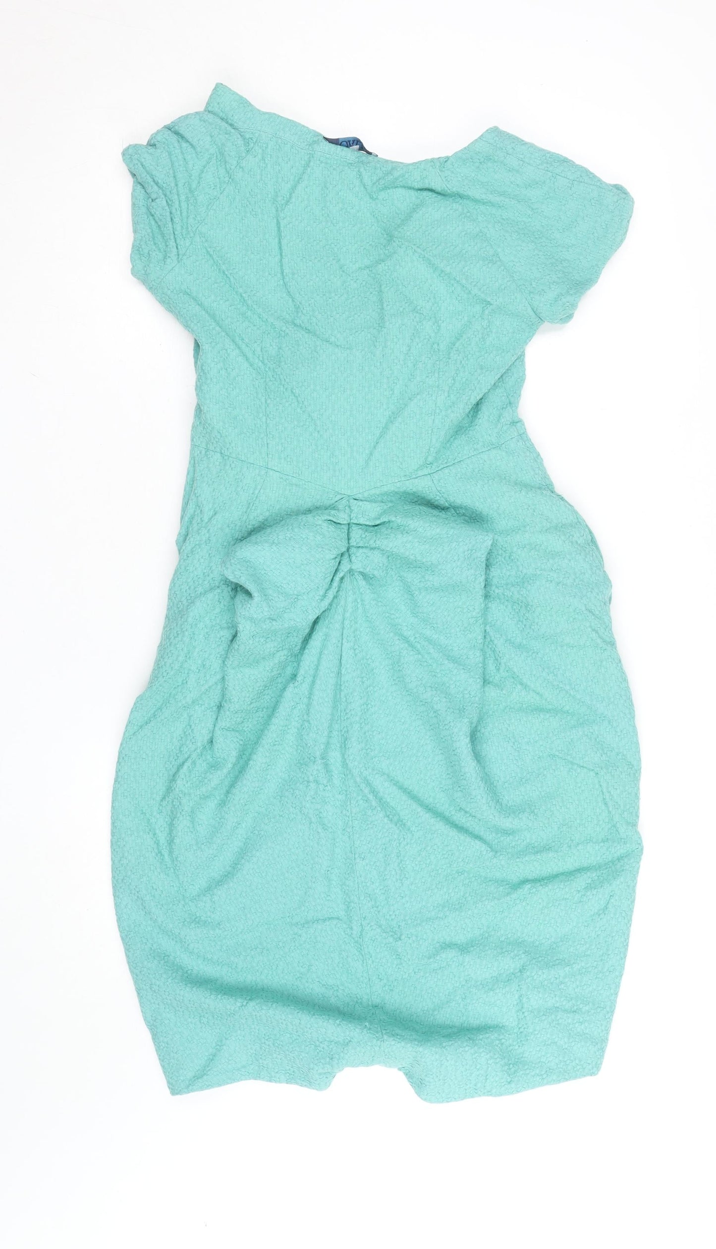 Betty Jackson Two Women’s Green Size 12 Sheath Knee Length Dress