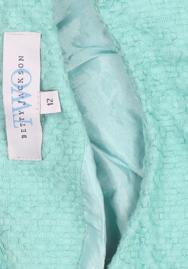 Betty Jackson Two Women’s Green Size 12 Sheath Knee Length Dress