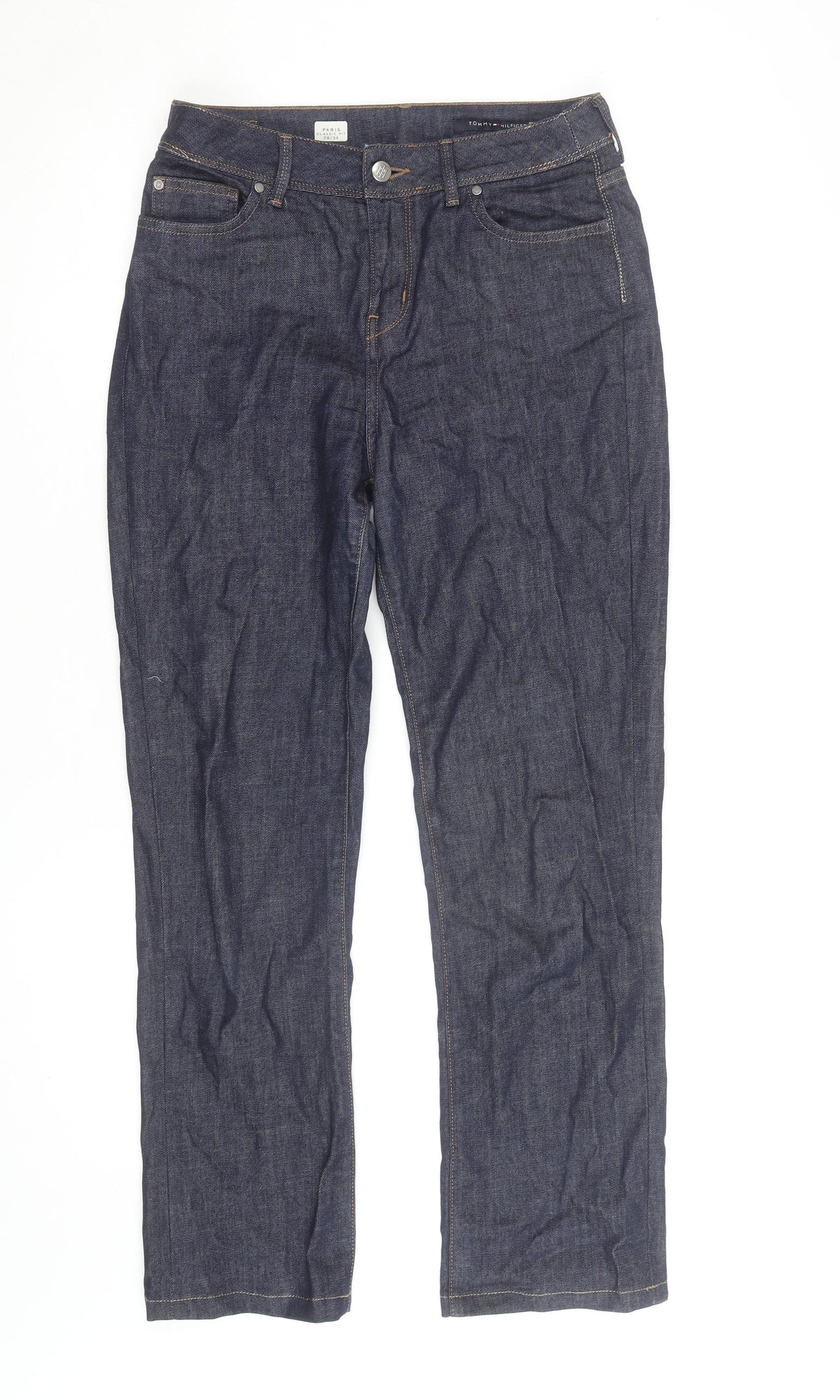 Tommy Hilfiger Women's Blue Straight Classic Fit Jeans Size 10