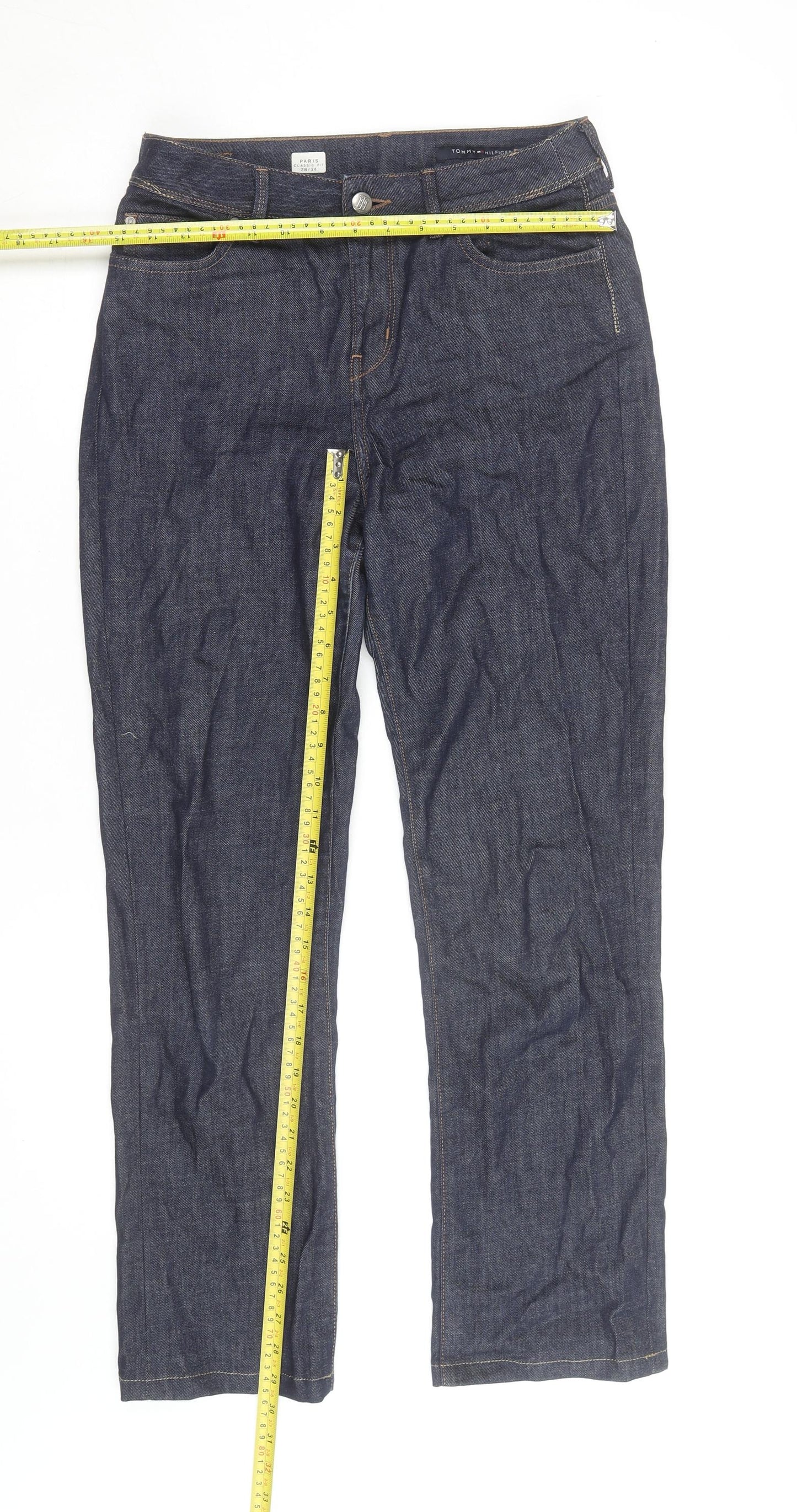 Tommy Hilfiger Women's Blue Straight Classic Fit Jeans Size 10