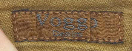 Voggo Men Brown Slim Fit Skinny Denim Jeans Size L