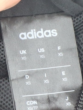 Adidas Mens Black XS Climalite Full Zip Sports Jacket