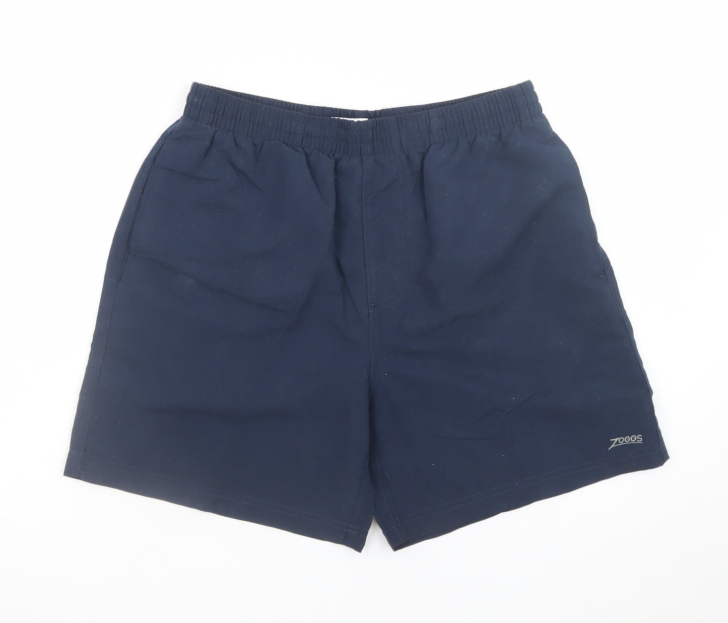 Zoggs Men Blue Swim Shorts Size S 32in EcoDura Quick Dry