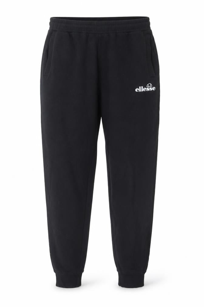 Ellesse Womens Black Jogger Sweatpants UK 12 Relaxed Fit Cotton Blend
