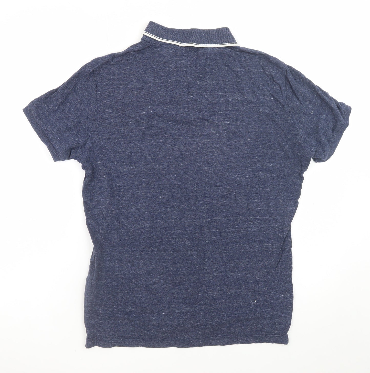 GAP Men's Blue Cotton Short Sleeve Polo Shirt Size S
