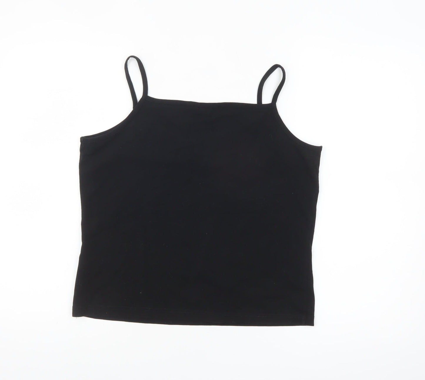 Elizabeth Shelton Women’s Black Studded Camisole Tank Top Size 16