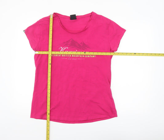 Karrimor Womens Pink Short Sleeve Crew Neck T-Shirt Size 18