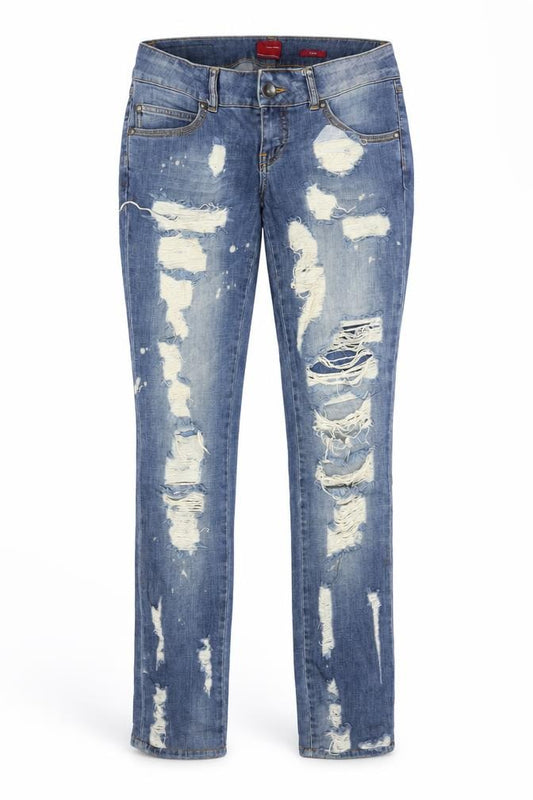 Vero Moda Women’s Blue Distressed Skinny Jeans W28 L34