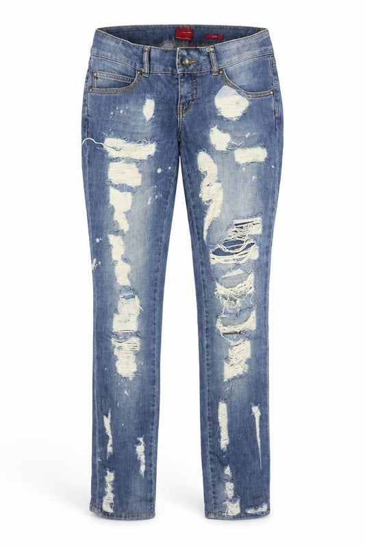 Vero Moda Women’s Blue Distressed Skinny Jeans W28 L34