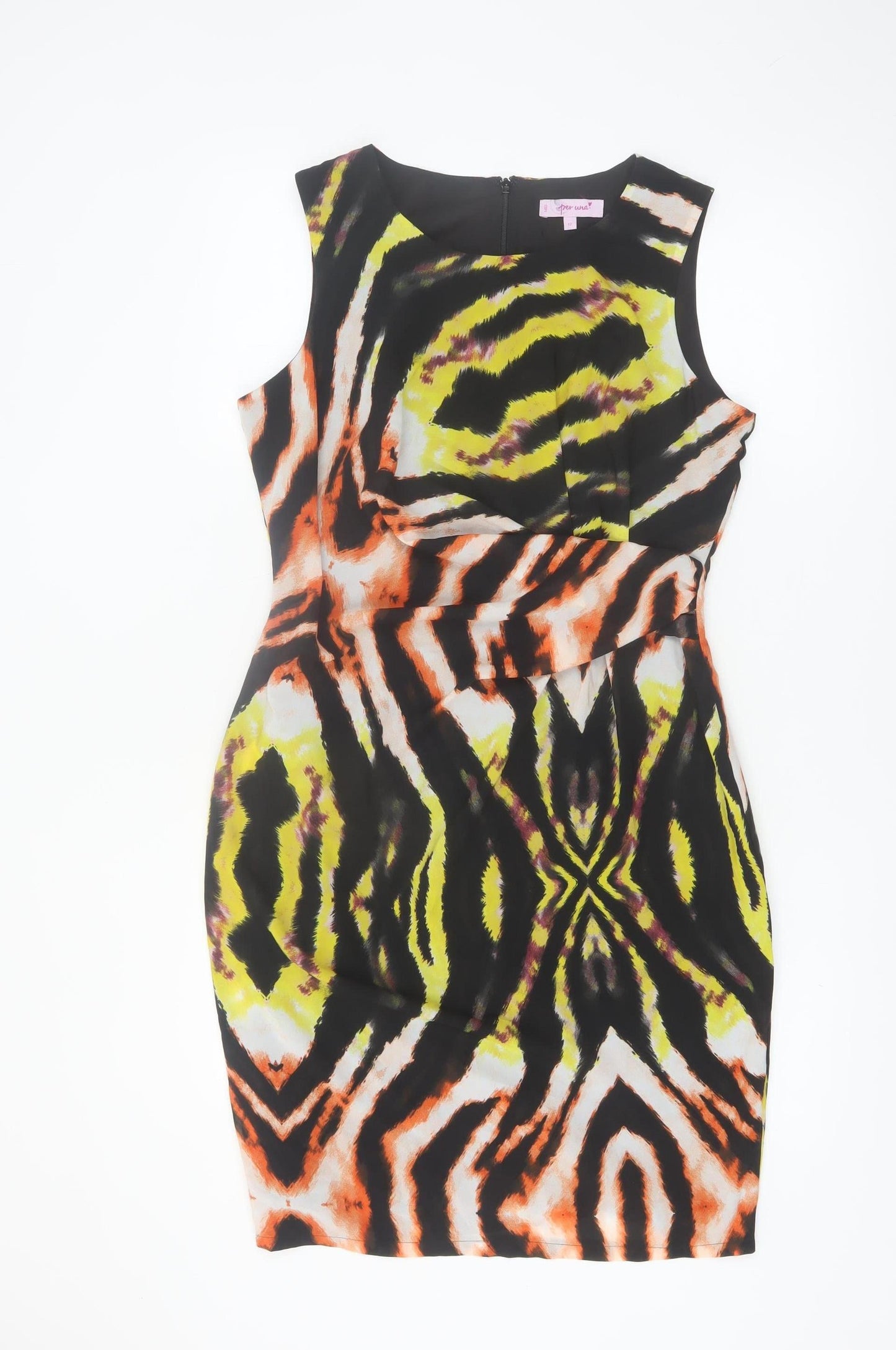 Marks and Spencer Women Multicoloured Size 12 Sleeveless Bodycon Dress