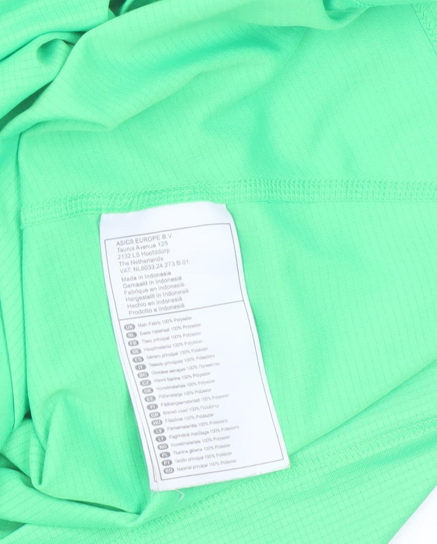 ASICS Men's Green Short Sleeve Running T-Shirt Size M