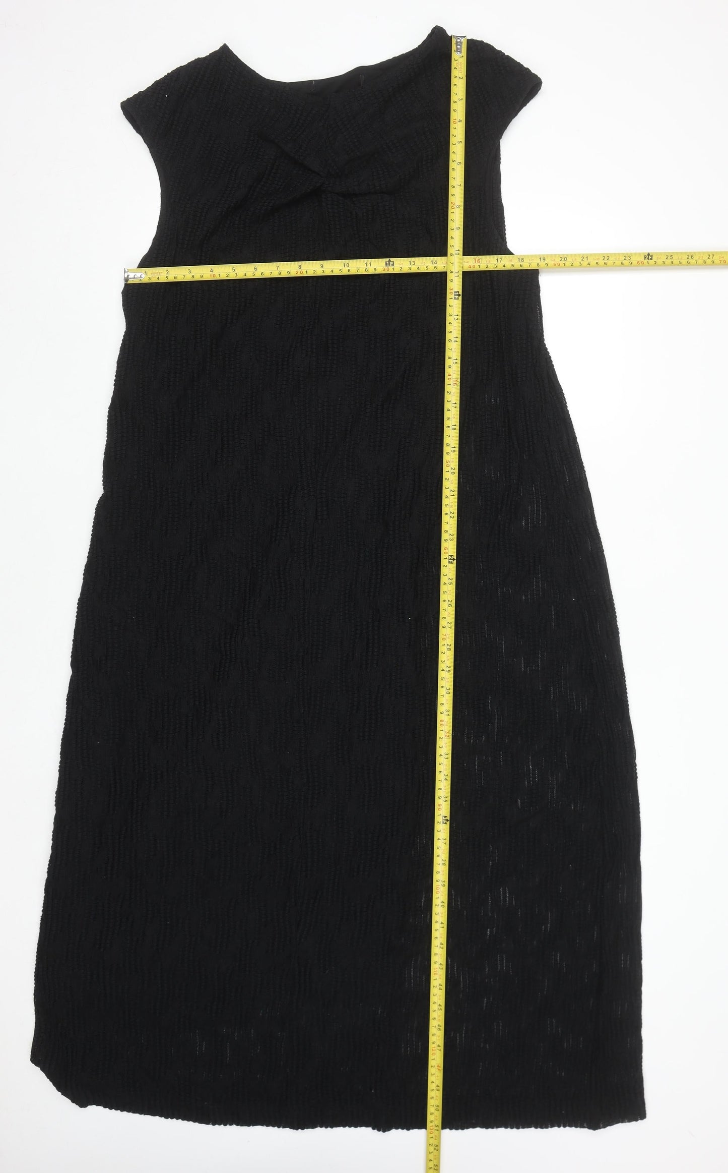 Next Women’s Black Sleeveless Shift Dress Size 22 Plus