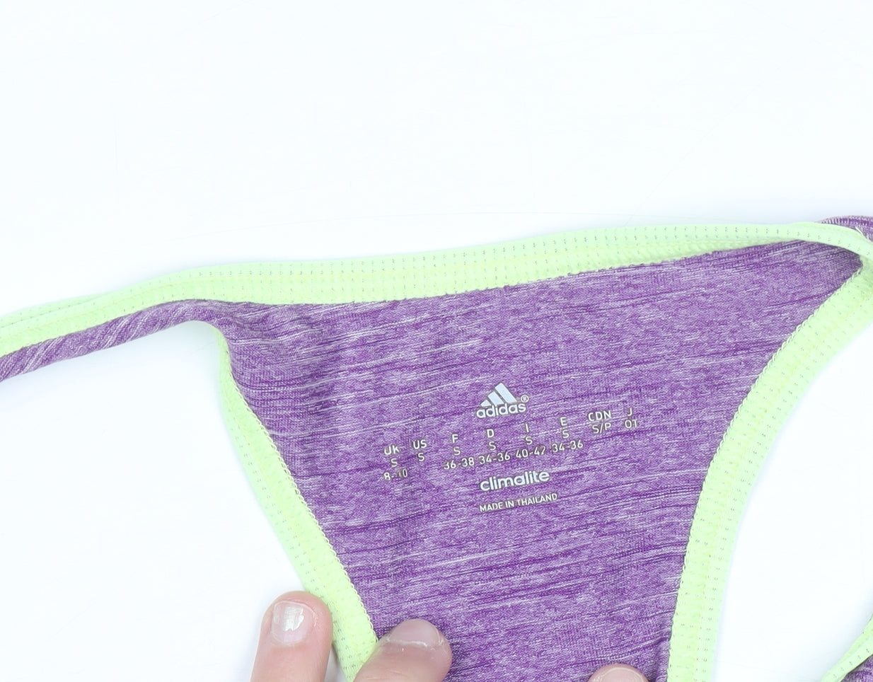 Adidas Women’s Purple Climalite Racerback Tank Top Size S