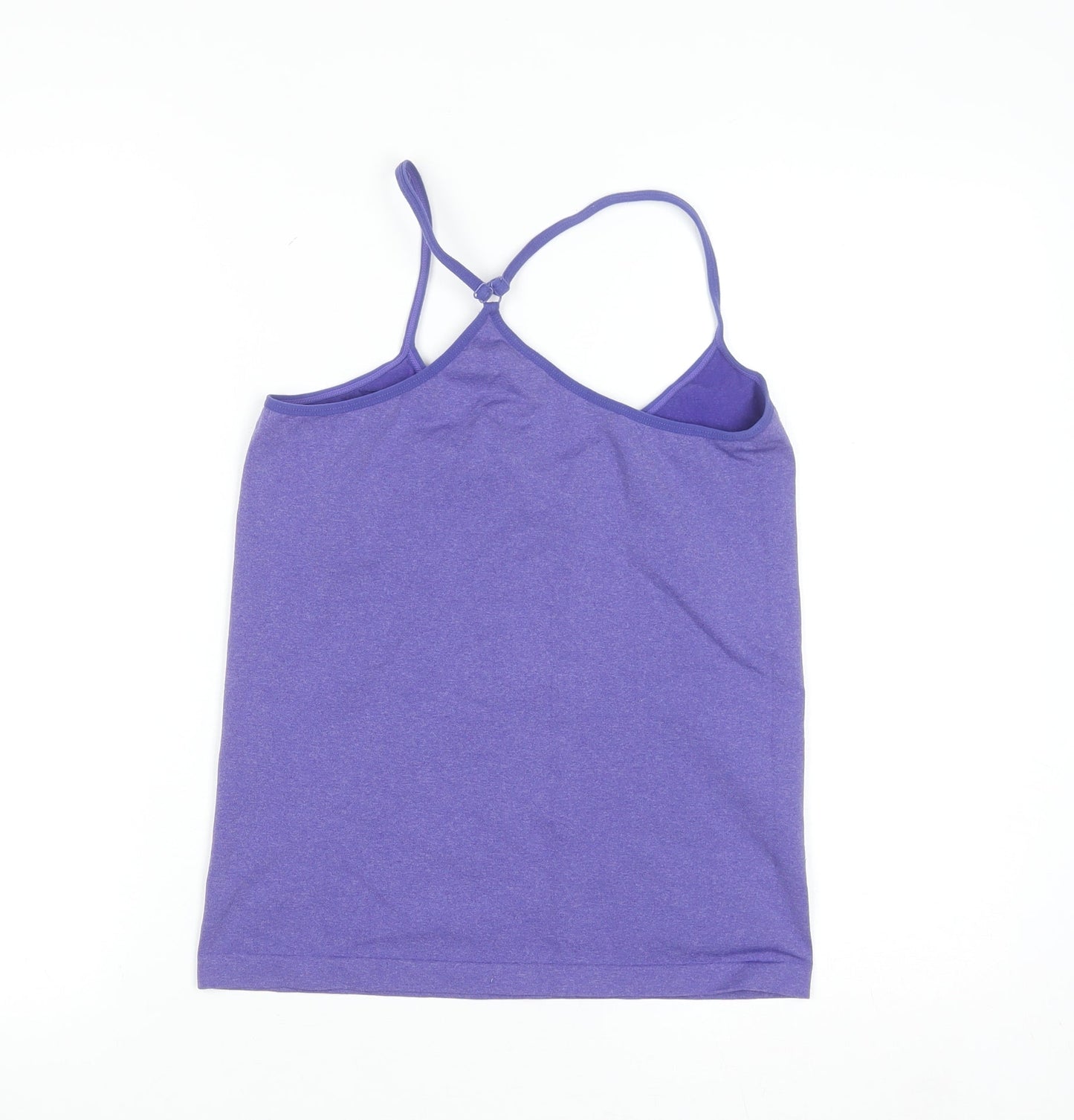 Primark Women’s Purple Seamless Tank Top Size 14-16 Stretch Activewear