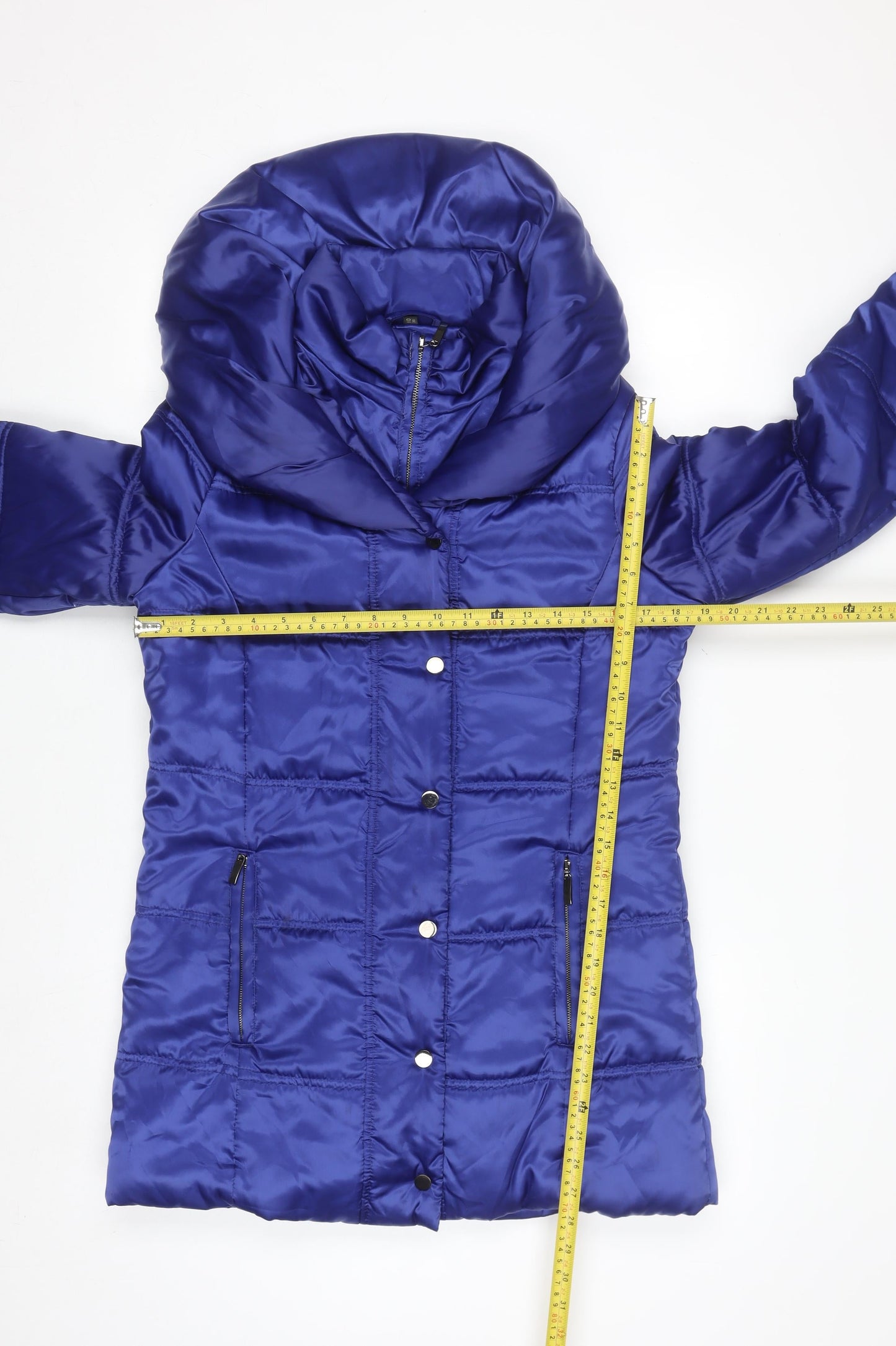 Alexon Women Blue Size 10 Puffer Coat Mid-Length Winter Jacket