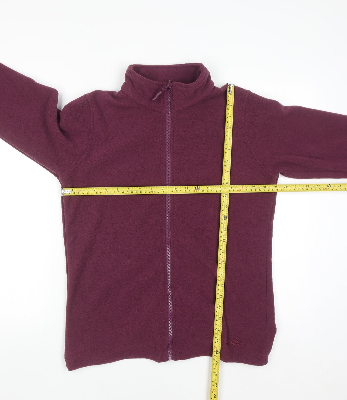 Peter Storm Womens Purple Full Zip Fleece Jacket Size 12