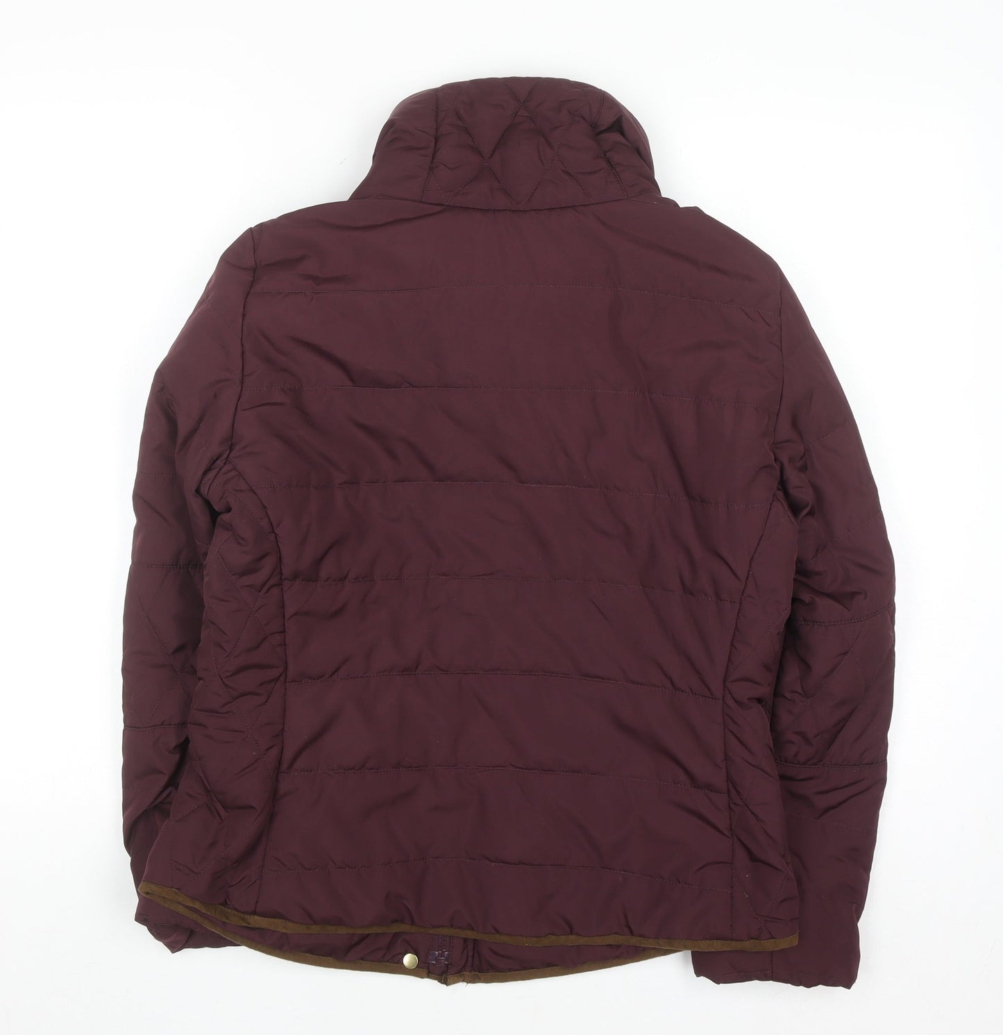 Vero Moda Women's Purple Puffer Jacket L Lightweight Winter Coat