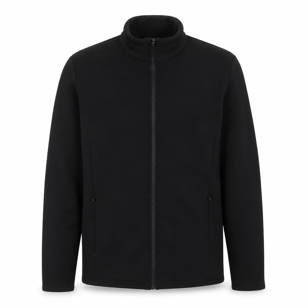 Oysho Unisex Black Full Zip Fleece Sweatshirt L